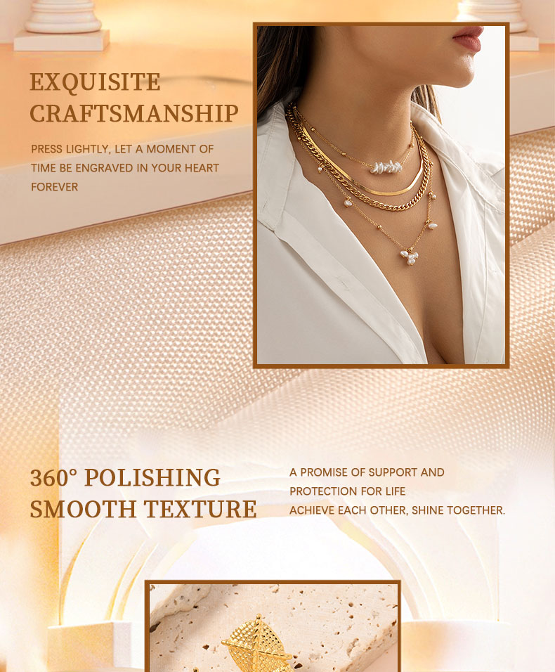 Hot Sale Diamond Luxury Style Fashion Pendant Trendy High-end Accessory Necklace and Earrings Set for Women