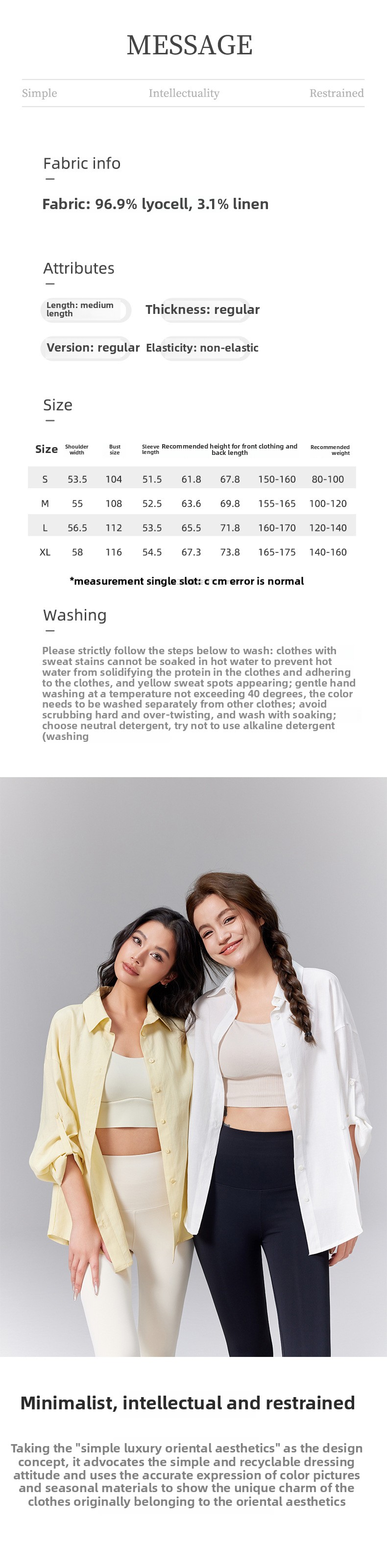 Women's Blue for Tencel Linen Long Sleeve Shirt Solid Pattern Lazy BF Casual Loose Top Button Decor for Plus Size Blouses Shirts